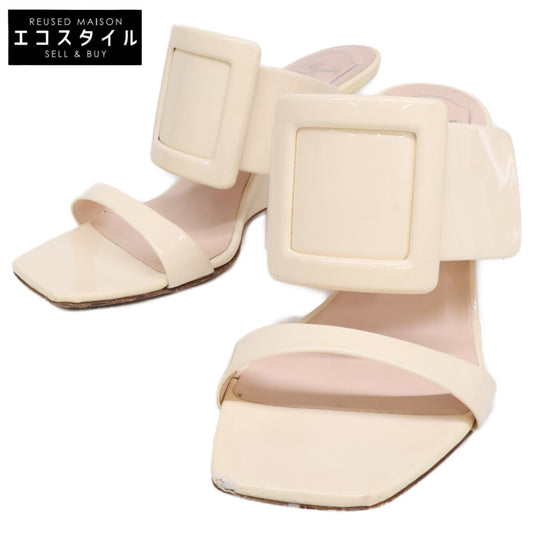 RogerVivier ロジェヴィヴィエ パテントレザー ウェッジソール ミュール シューズ