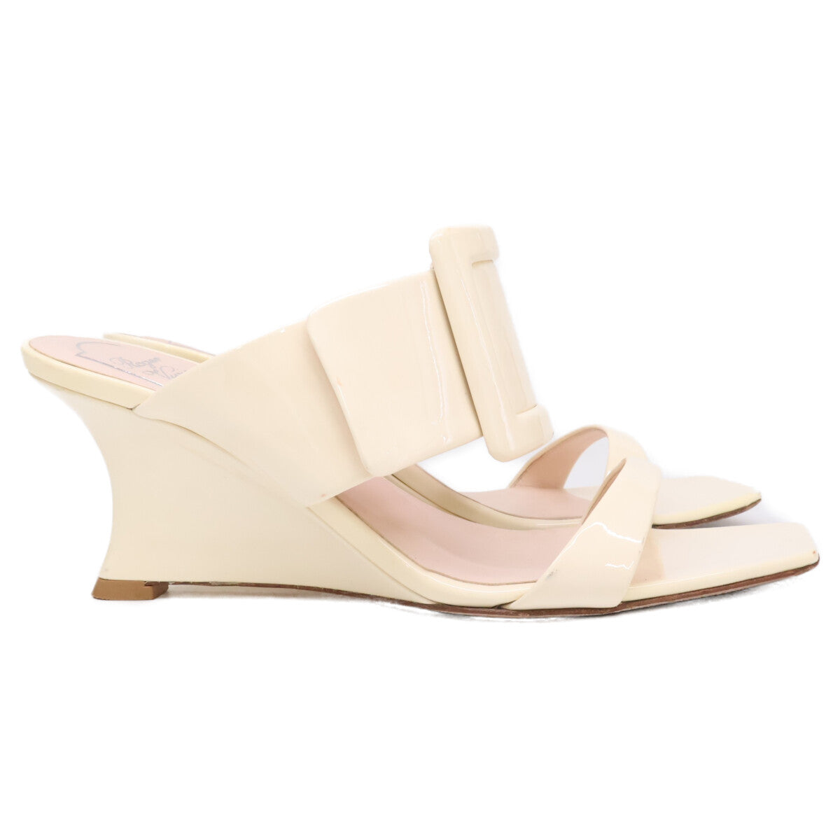 RogerVivier ロジェヴィヴィエ パテントレザー ウェッジソール ミュール シューズ