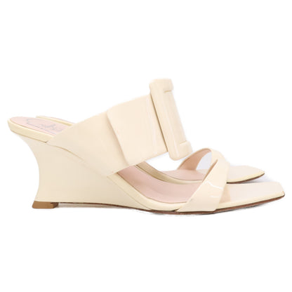 RogerVivier ロジェヴィヴィエ パテントレザー ウェッジソール ミュール シューズ