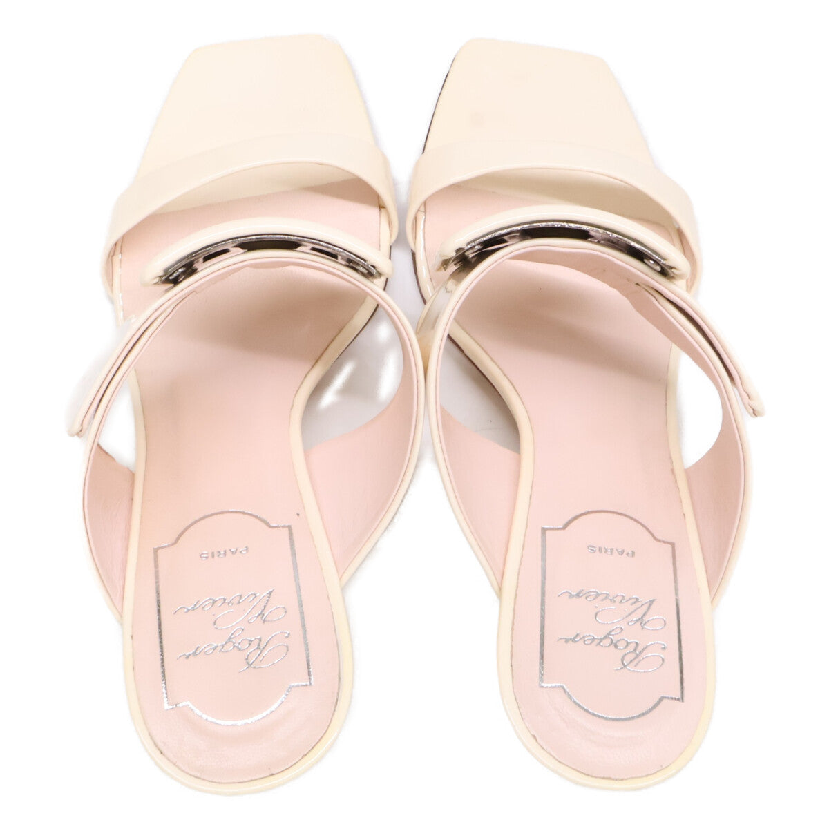 RogerVivier ロジェヴィヴィエ パテントレザー ウェッジソール ミュール シューズ