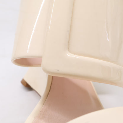 RogerVivier ロジェヴィヴィエ パテントレザー ウェッジソール ミュール シューズ
