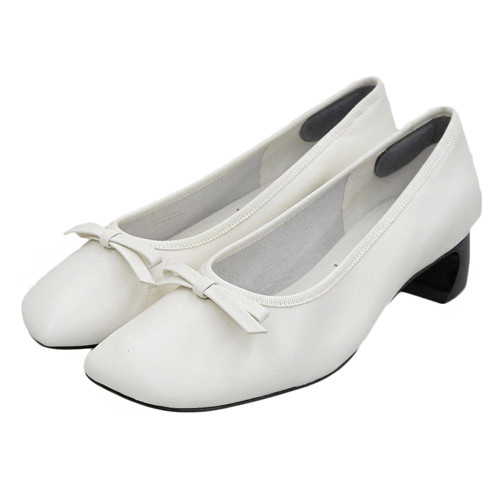 3.1 Phillip lim スリーワンフィリップリム 新品同様 ソフトバレリーナパンプス シューズ レディース ホワイト 37 42-100-46-075968 シューズ