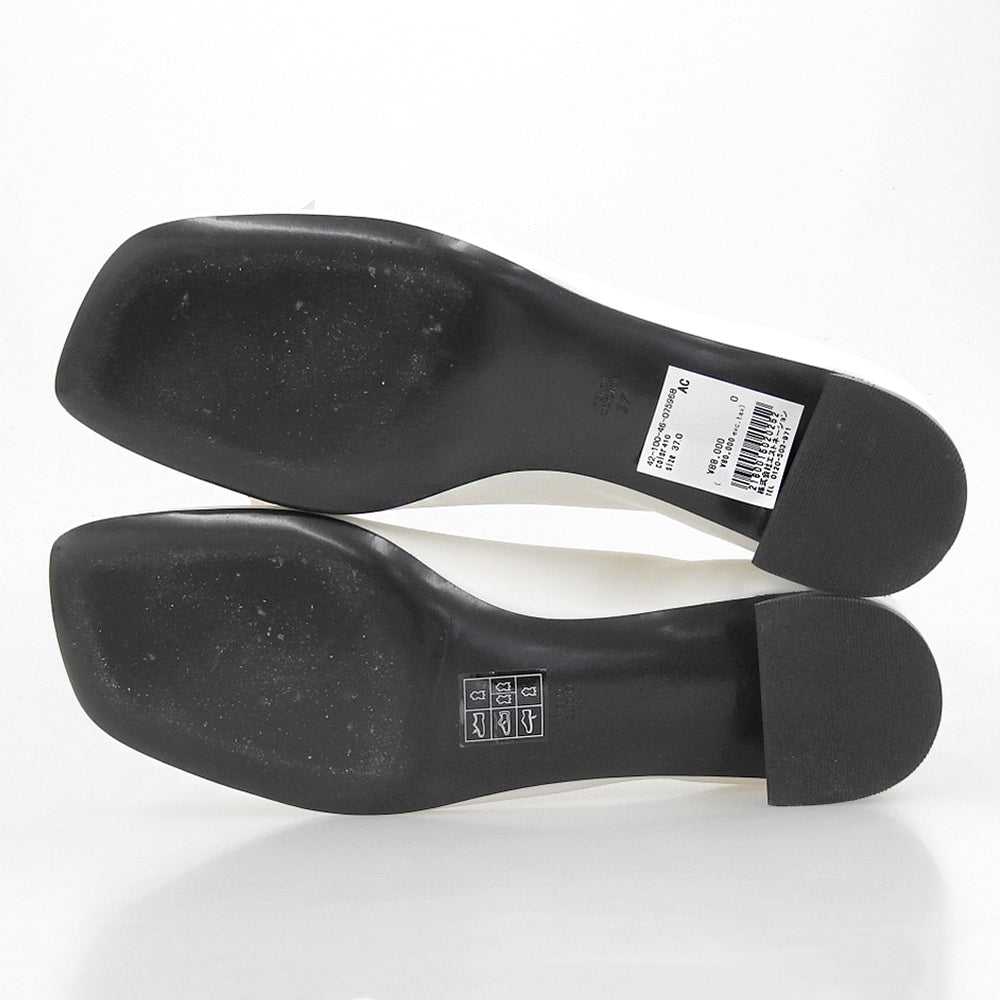 3.1 Phillip lim スリーワンフィリップリム 新品同様 ソフトバレリーナパンプス シューズ レディース ホワイト 37 42-100-46-075968 シューズ