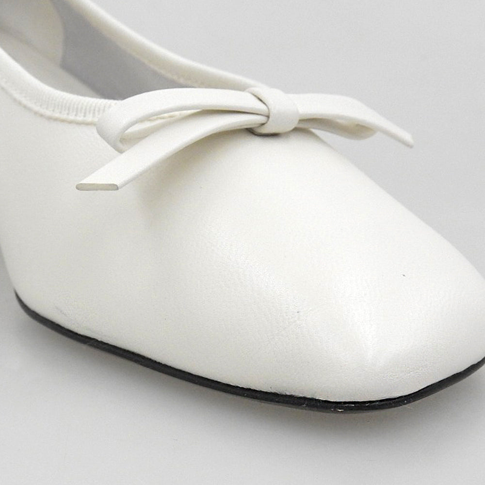 3.1 Phillip lim スリーワンフィリップリム 新品同様 ソフトバレリーナパンプス シューズ レディース ホワイト 37 42-100-46-075968 シューズ