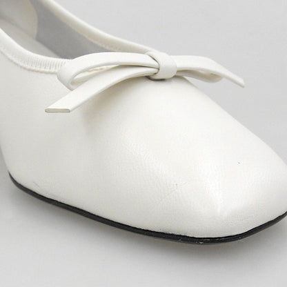 3.1 Phillip lim スリーワンフィリップリム 新品同様 ソフトバレリーナパンプス シューズ レディース ホワイト 37 42-100-46-075968 シューズ