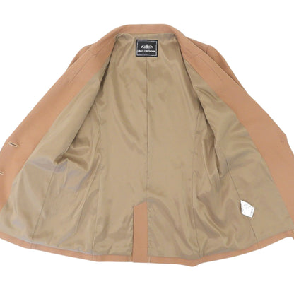 GRACE CONTINENTAL グレースコンチネンタル 美品 レーヨン混 2Bテーラードスリムジャケット レディース ブラウン 36 19401194 ジャケット
