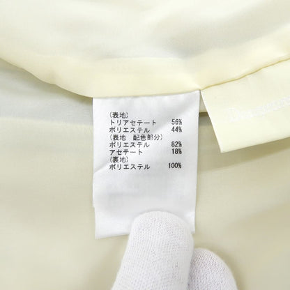 Diagram ダイアグラム 美品 サイドライン カットアウト ワイドパンツ ボトムス レディース アセテート混 ベージュ/ブラック 38 0323211060 ボトムス