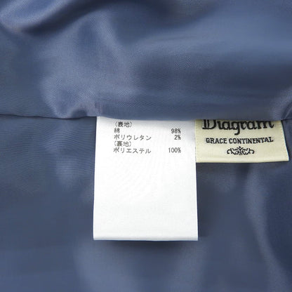 Diagram ダイアグラム 美品 コットン センタープレス ハイウエストイージーデニムパンツ ボトムス レディース サックスブルー 38 ボトムス
