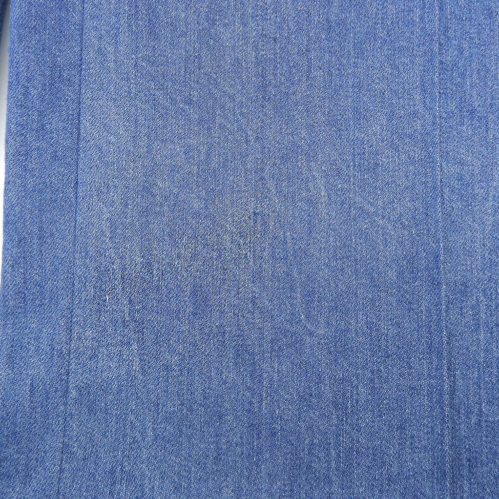 Diagram ダイアグラム 美品 コットン センタープレス ハイウエストイージーデニムパンツ ボトムス レディース サックスブルー 38 ボトムス