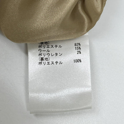 Diagram ダイアグラム 【美品】0323357353 グレンチェック ダブルブレスト ノーカラーロングジレ2/ ベスト