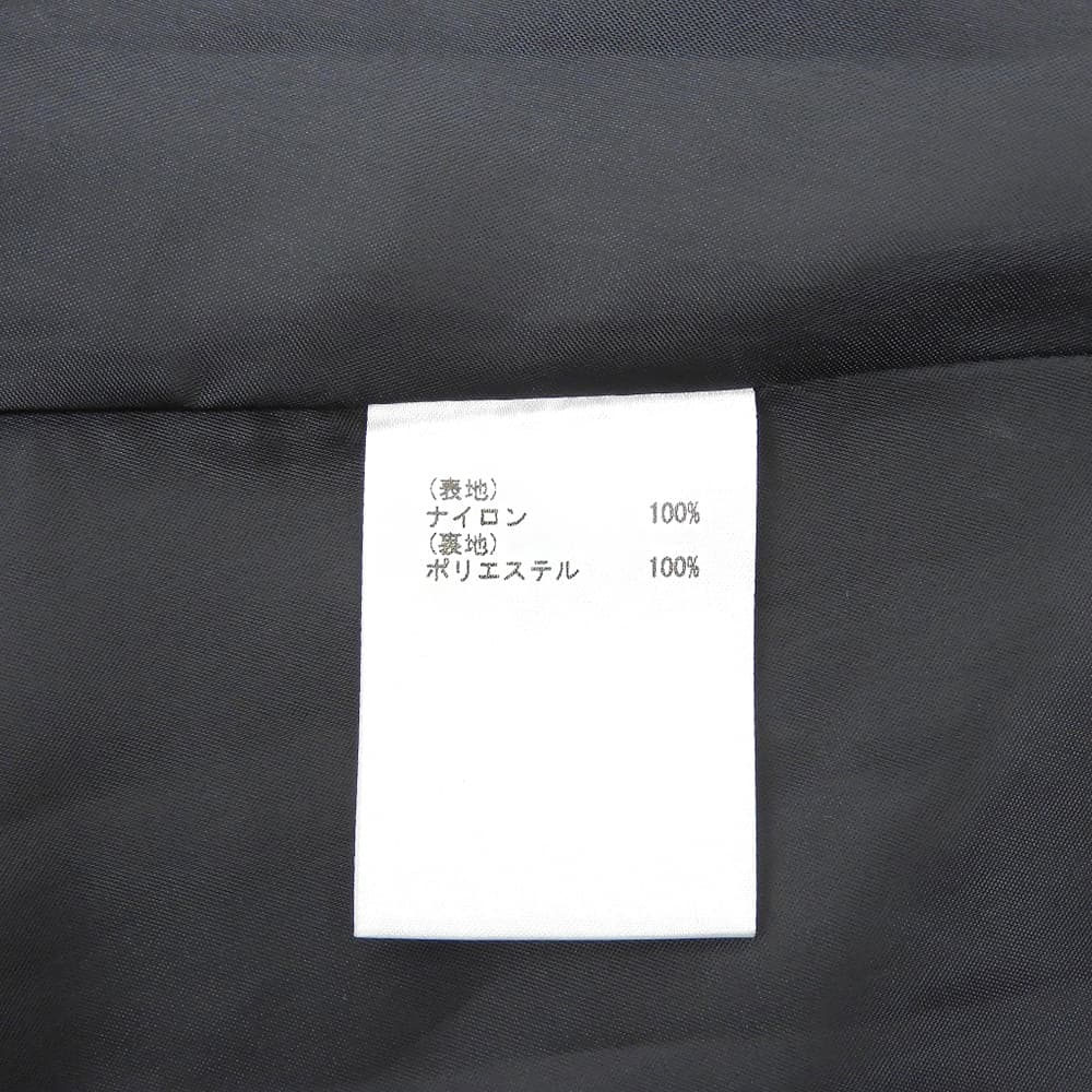Diagram ダイアグラム 美品 ナイロンタフタ イレギュラーヘム ロングスカート レディース ブラック 38 0322339117 スカート