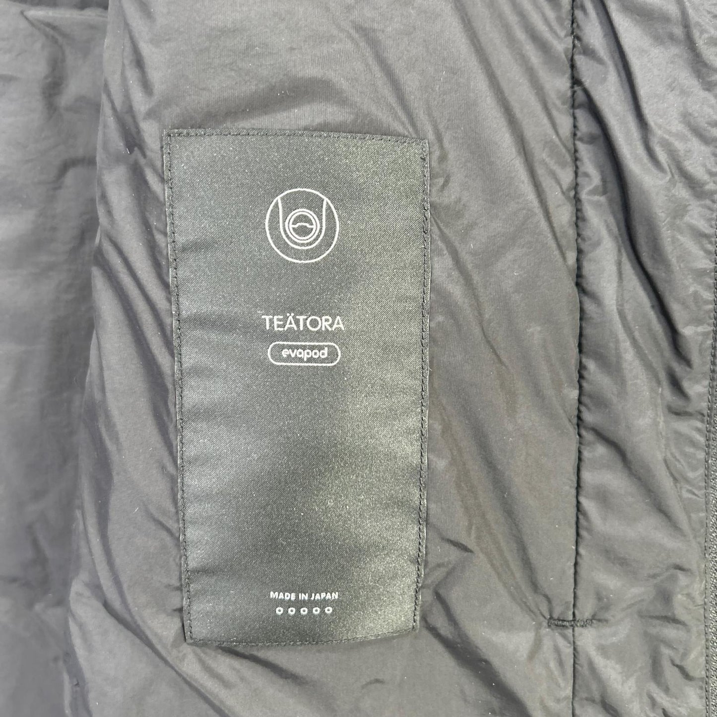 TEATORA テアトラ TT-108V-EVA ブラック ナイロン EVAPOD Mute Scope Vest ダウンベスト ジャケット
