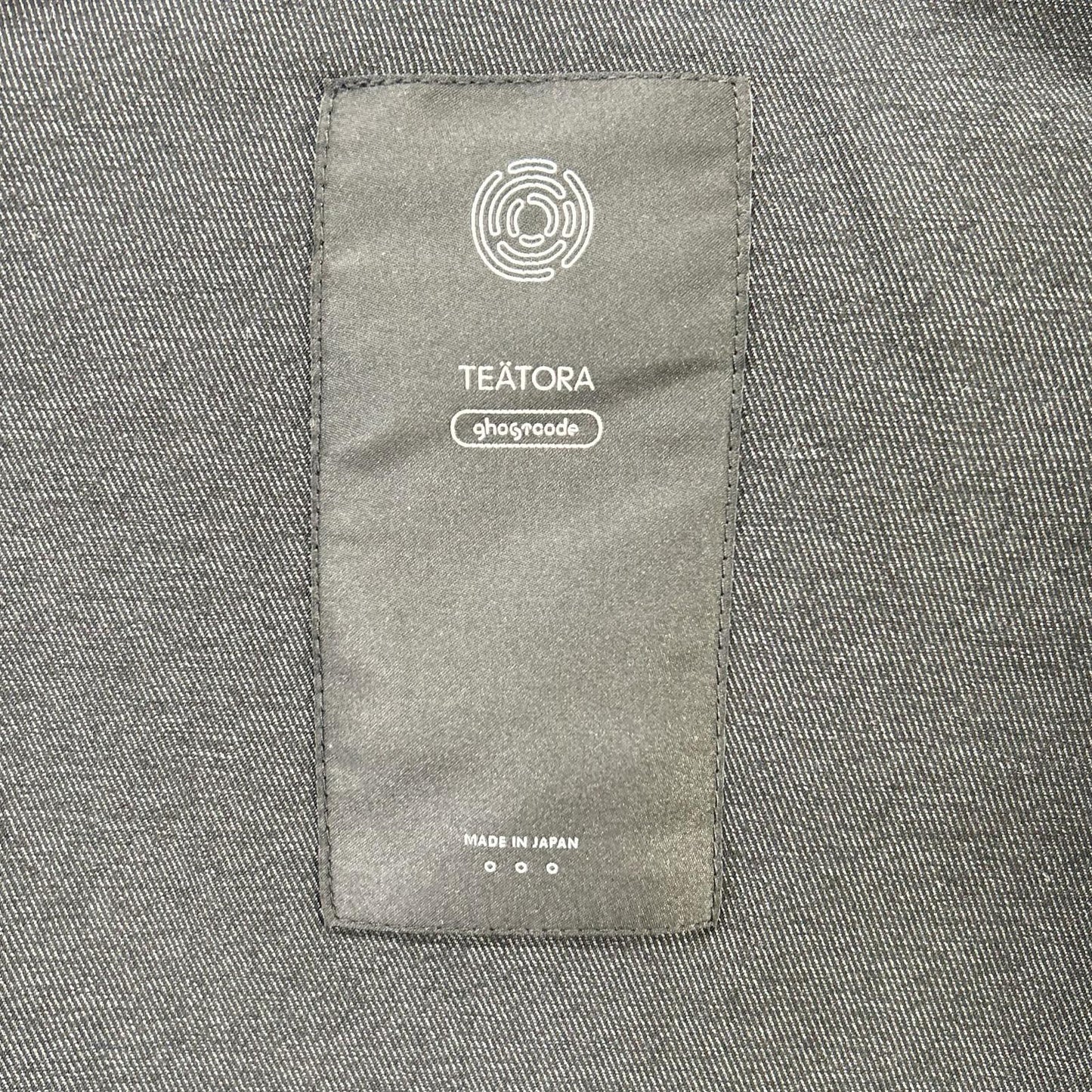 TEATORA テアトラ ブラック GHOST CODE CARTRIDGE SHIRT トップス
