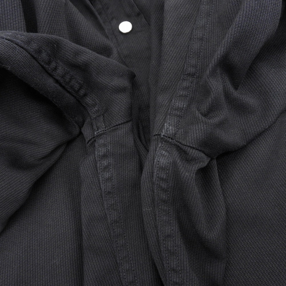 WAREHOUSE ウエアハウス 【WESTERN WEAR】 コットン シェルボタン ウエスタンシャツ トップス メンズ 黒 ブラック 42 トップス