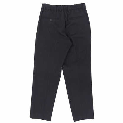 CABaN キャバン ウールギャバジン 1タックテーパードパンツ ボトムス メンズ 黒 ブラック M ボトムス