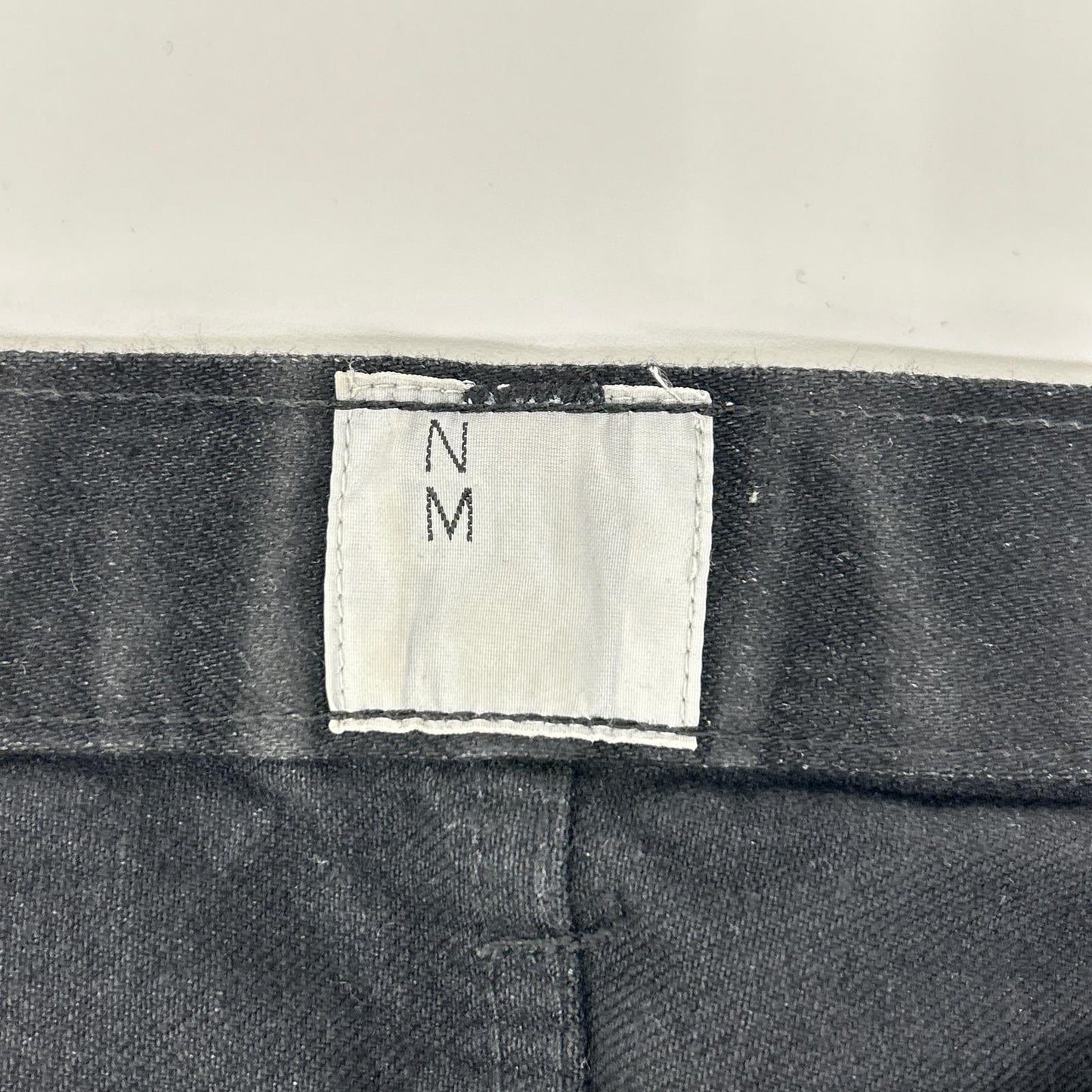 New Manual ニューマニュアル #010 ブラック コットン LV SUPER SLIM JEANS BK ONE-WASHED ボトムス
