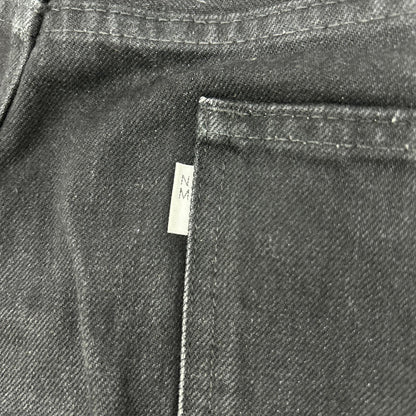 New Manual ニューマニュアル #010 ブラック コットン LV SUPER SLIM JEANS BK ONE-WASHED ボトムス