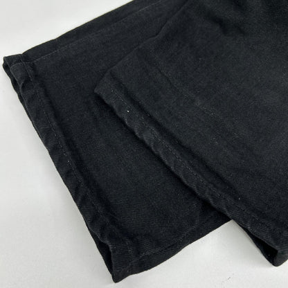 New Manual ニューマニュアル #010 ブラック コットン LV SUPER SLIM JEANS BK ONE-WASHED ボトムス