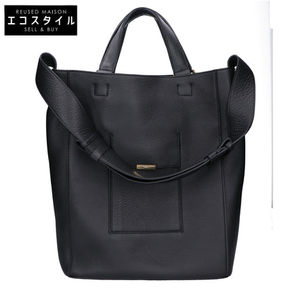 thYme タイム 【美品】50525061001 NATURAL SHRINK LEATHER TOTE BAG ナチュラルシュリンクレザー トートバッグ
