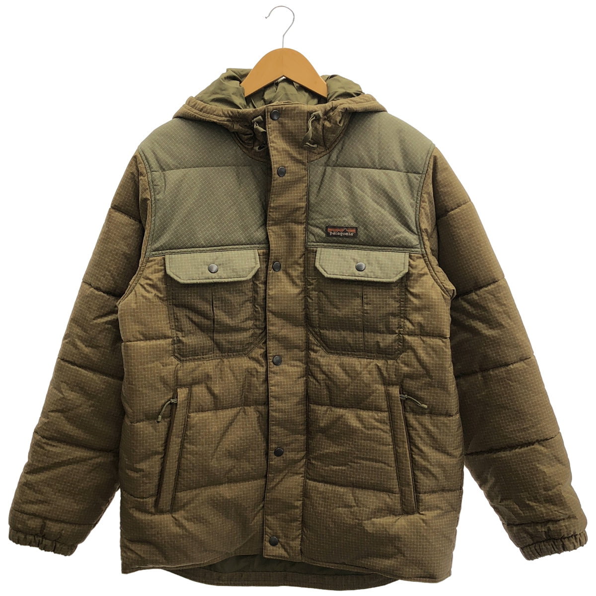 Patagonia パタゴニア 25年製 27431 コリアンダーブラウン/ベージュ ナイロン スティールフォージパフジャケット インサレーションジャケット トップス