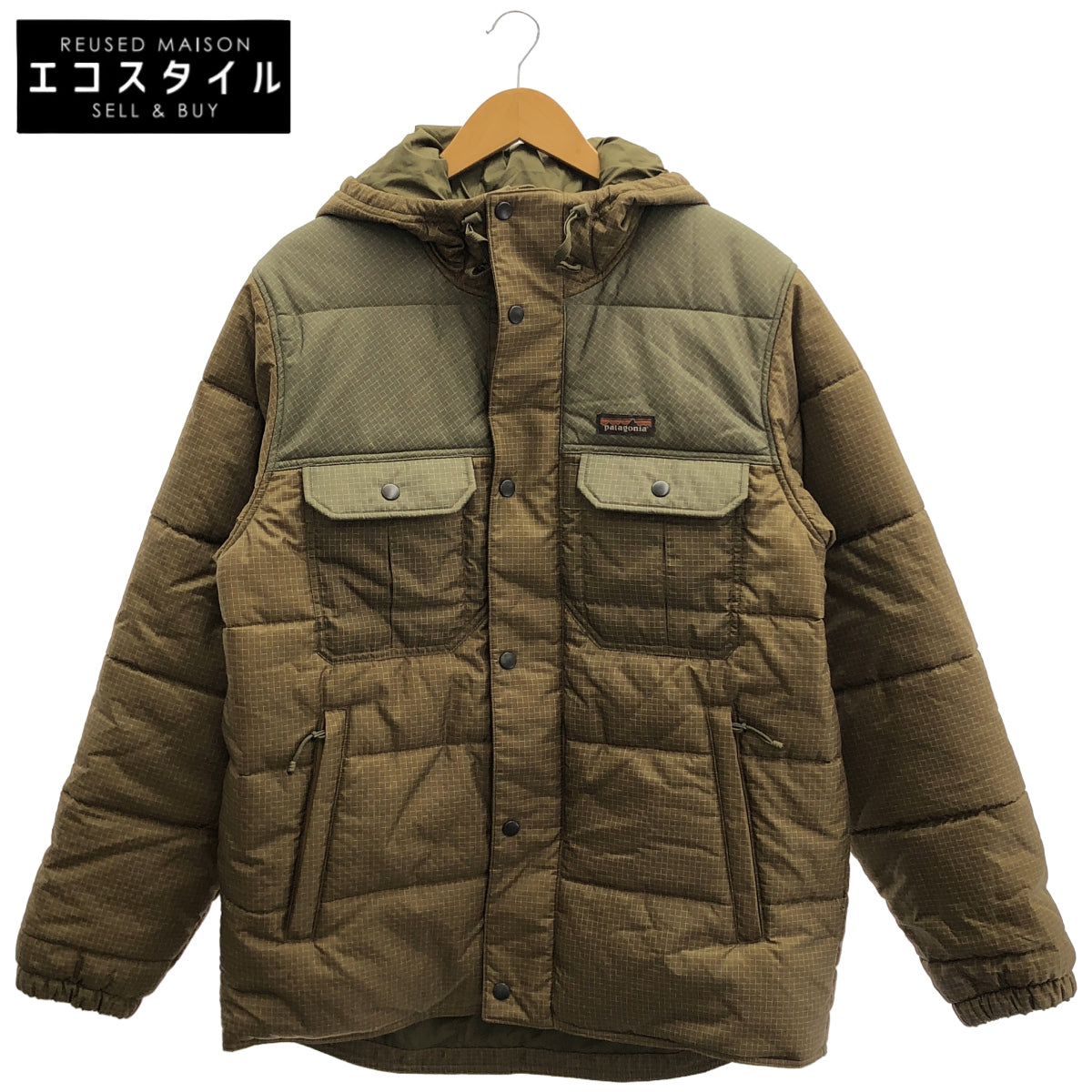 Patagonia パタゴニア 25年製 27431 コリアンダーブラウン/ベージュ ナイロン スティールフォージパフジャケット インサレーションジャケット トップス