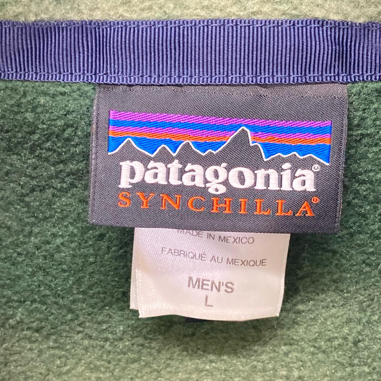 Patagonia 2015 25580 green Mexico-made Lightweight Synchilla Snap-T pullover fleece