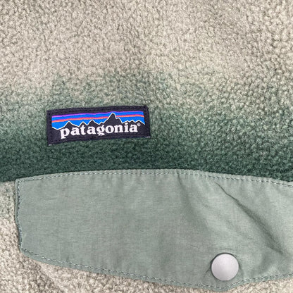 Patagonia 2015 25580 green Mexico-made Lightweight Synchilla Snap-T pullover fleece