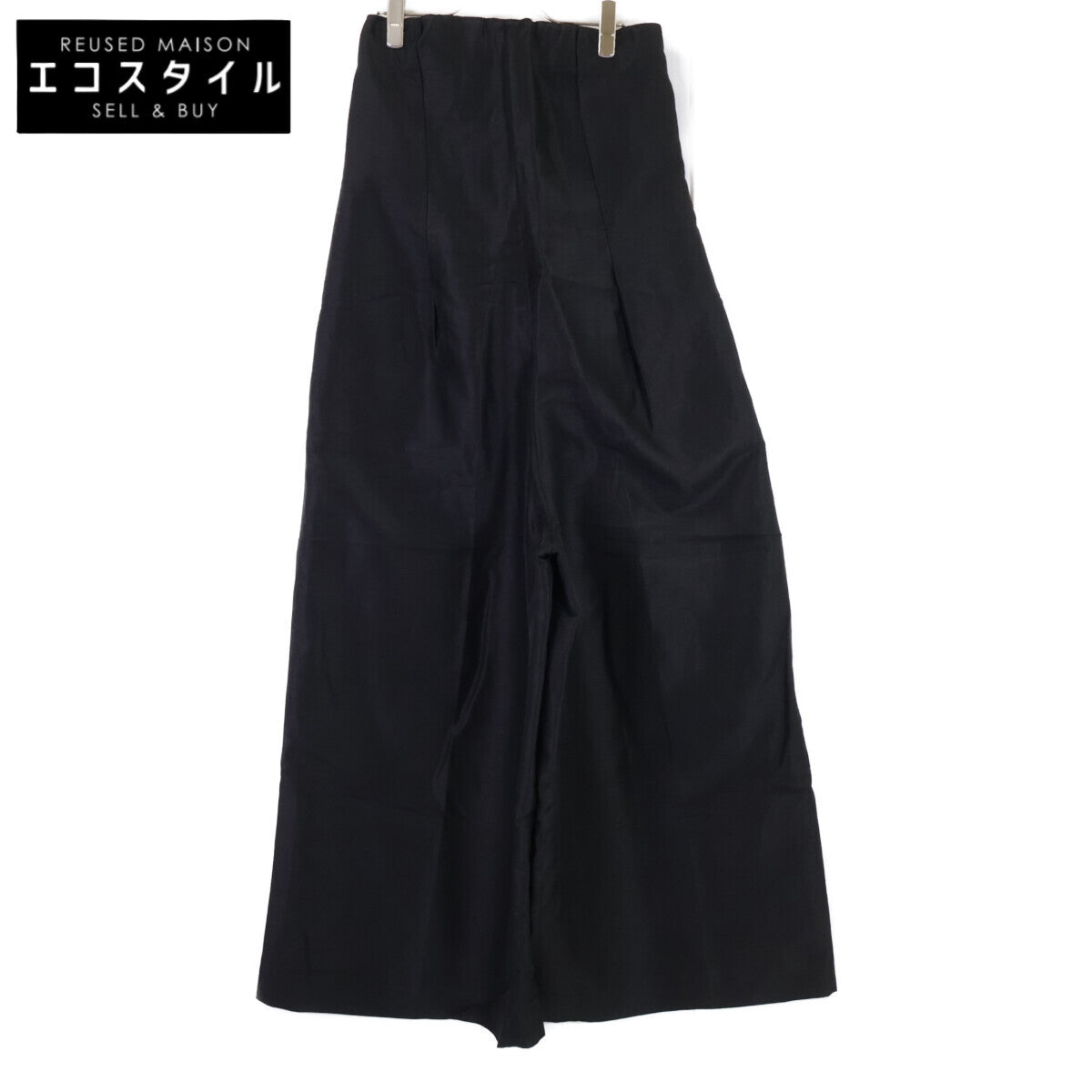 SACRA サクラ 【美品】125205051 SILKY LINEN ベアトップ オールインワン オーバーオール オールインワン