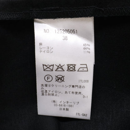 SACRA サクラ 【美品】125205051 SILKY LINEN ベアトップ オールインワン オーバーオール オールインワン
