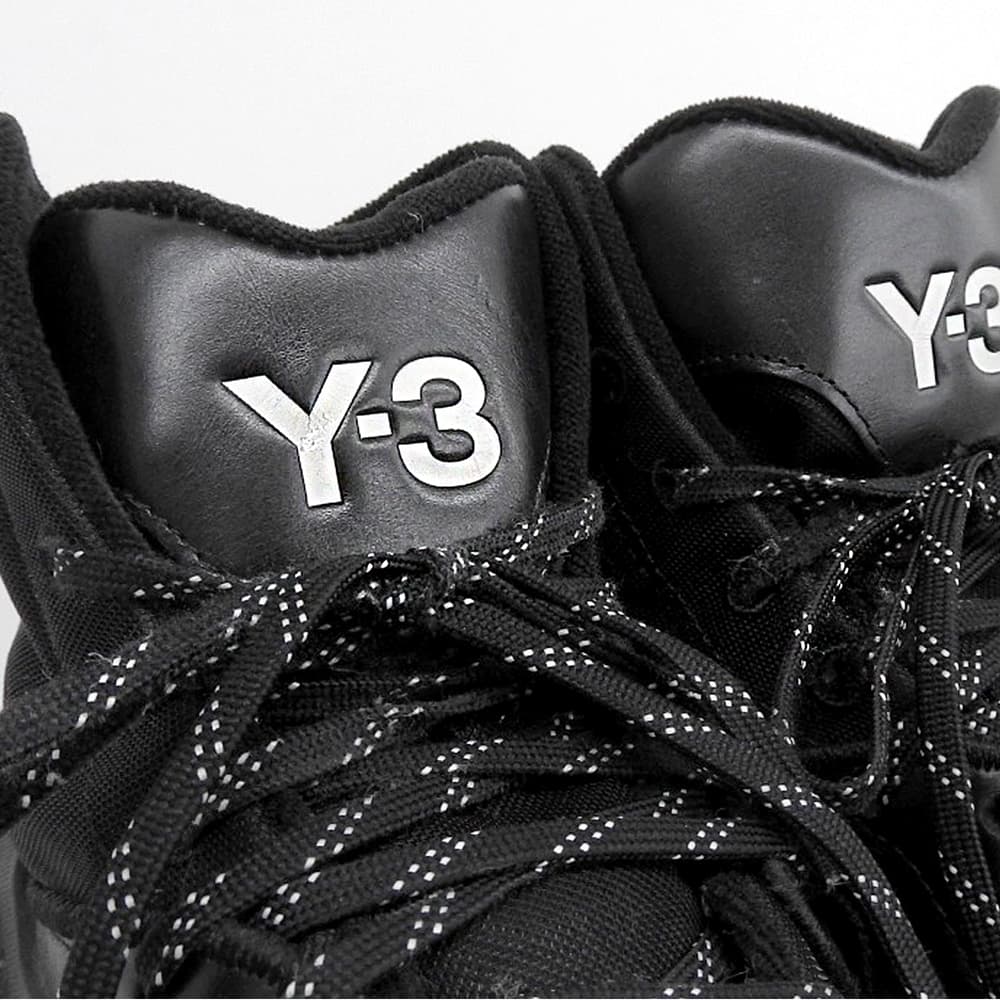Y-3 ワイスリー HOKORI ハイカットスニーカー シューズ レディース トリプルブラック 22.5cm EF2634 シューズ