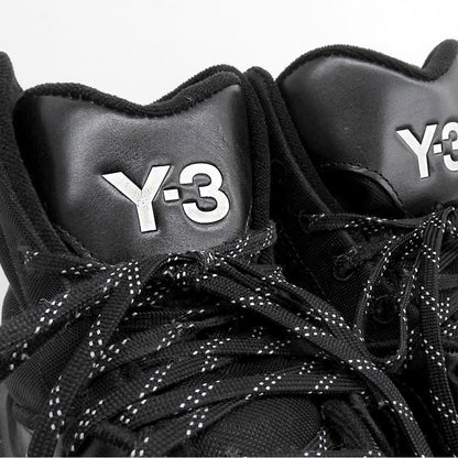 Y-3 ワイスリー HOKORI ハイカットスニーカー シューズ レディース トリプルブラック 22.5cm EF2634 シューズ