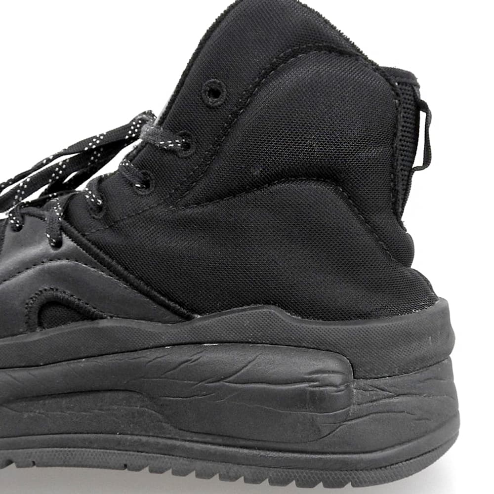 Y-3 ワイスリー HOKORI ハイカットスニーカー シューズ レディース トリプルブラック 22.5cm EF2634 シューズ