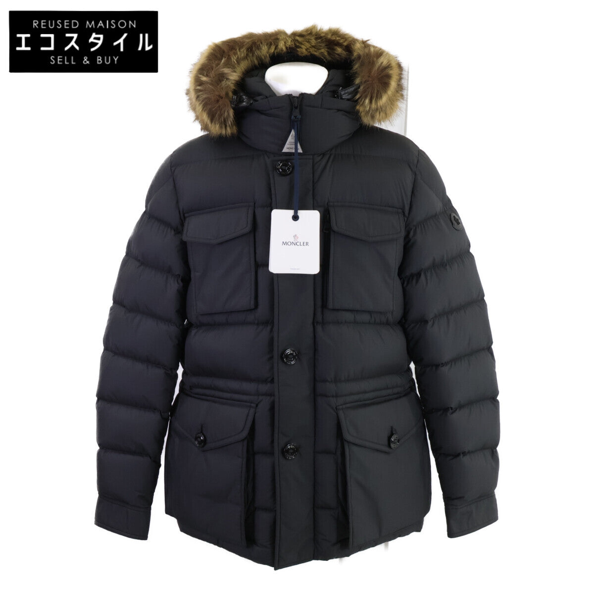 MONCLER モンクレール 【新品同様/24年製】CHEVREUSE ファー/フード付 ダウンジャケット ジャケット
