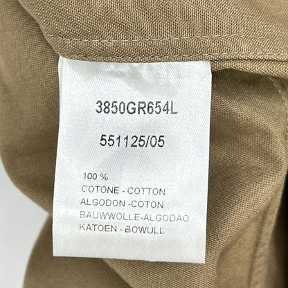 Guy Rover ギローバー 3850GR654L ベージュ 丸襟 ミリタリーシャツジャケット ジャケット