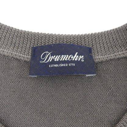 Drumohr ドルモア メリノウール クルーネック プルオーバーニット トップス メンズ ブラウン 48 トップス