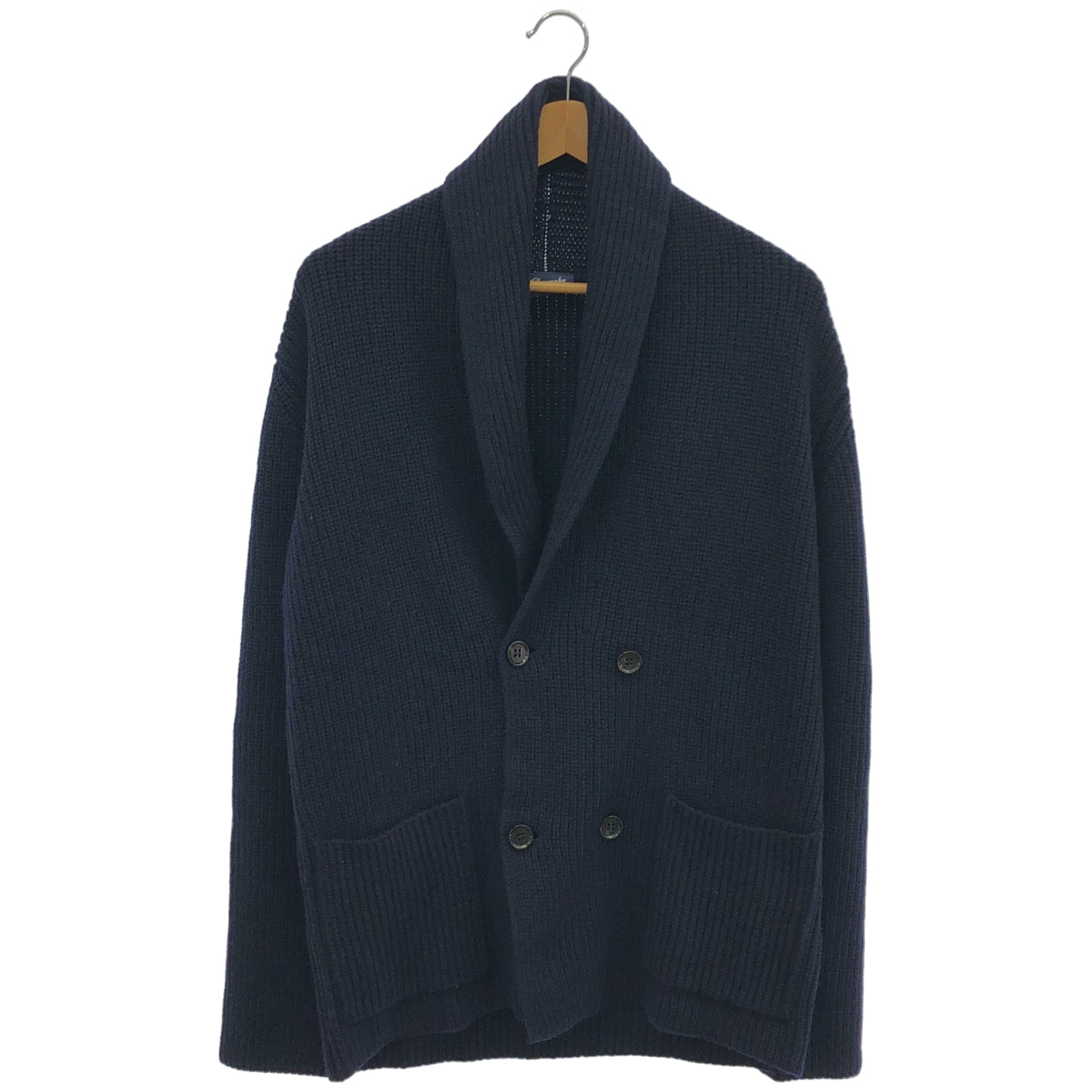 Drumohr ドルモア ネイビー ショールカラー ダブルブレストニットジャケット トップス