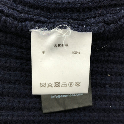 Drumohr ドルモア ネイビー ショールカラー ダブルブレストニットジャケット トップス