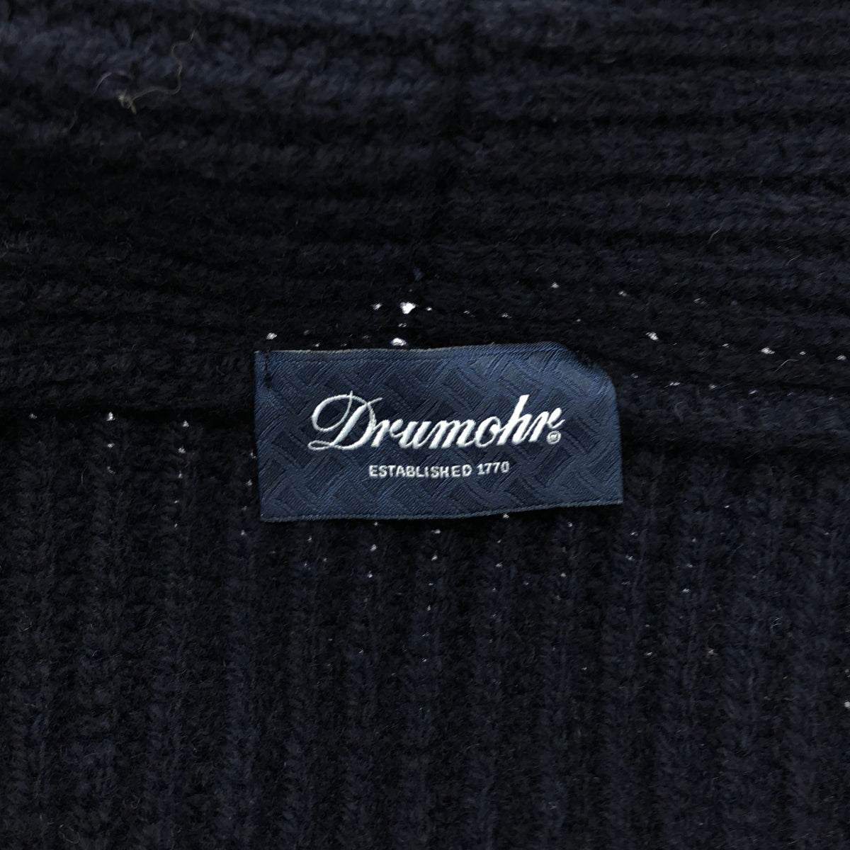 Drumohr ドルモア ネイビー ショールカラー ダブルブレストニットジャケット トップス