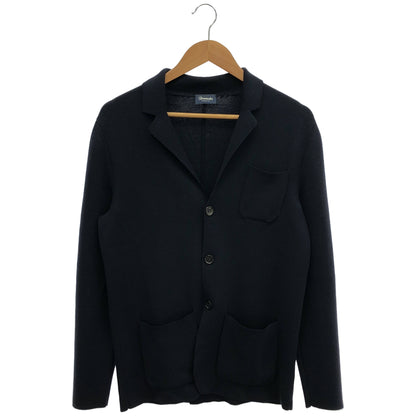 Drumohr Navy Three-Pocket 3B Tailored Jacket Tops