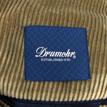 Drumohr ドルモア ブラウン 太畝コーデュロイ 段返り3Bジャケット/パンツ セットアップ トップス
