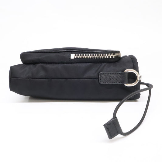 PRADA プラダ 新品同様 2ZH155 Re-Nylon サフィアーノ スマートフォンケース ショルダーバッグ