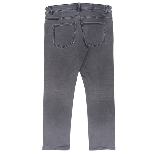 BOSS BOSS Delaware 3 1 denim pants bottoms men's gray 33/32 bottoms