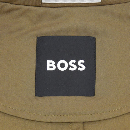 BOSS ボス Performance ノッチドラペル 2B シングルジャケット メンズ ブラウン 50A ジャケット