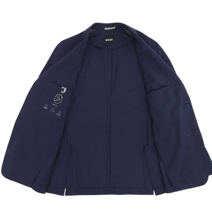 BOSS ボス 【Performance】 ノッチドラペル 2Bシングルジャケット メンズ ネイビー 50 ジャケット