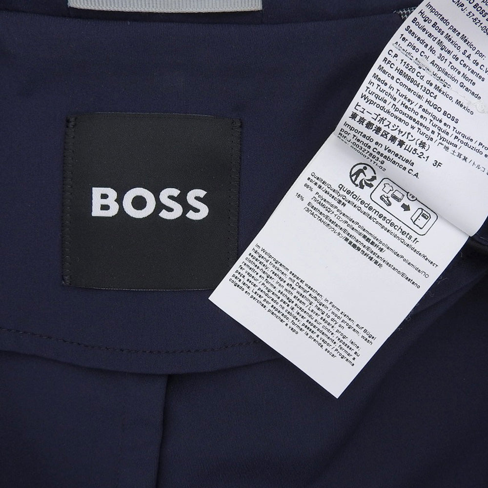 BOSS ボス 【Performance】 ノッチドラペル 2Bシングルジャケット メンズ ネイビー 50 ジャケット