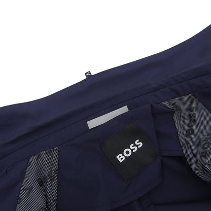 BOSS ボス 【Performance】 ノッチドラペル 2Bシングルジャケット メンズ ネイビー 50 ジャケット