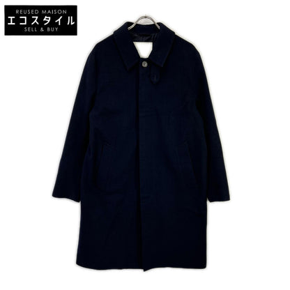 MACKINTOSH マッキントッシュ ネイビー ダンケルド ウールステンカラー比翼コート コート