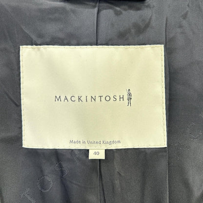 MACKINTOSH マッキントッシュ ネイビー ダンケルド ウールステンカラー比翼コート コート