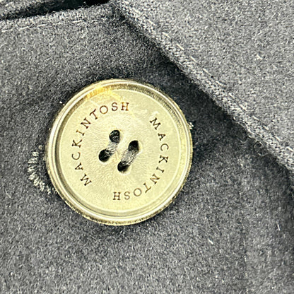 MACKINTOSH マッキントッシュ ネイビー ダンケルド ウールステンカラー比翼コート コート