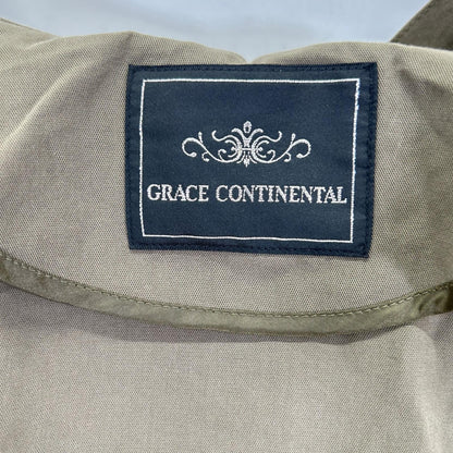 GRACE CONTINENTAL グレースコンチネンタル カーキ レイヤードカットワークコート コート